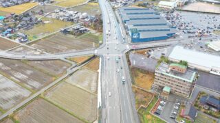 R4上島北交差点外事故対策工事が完成しました！
